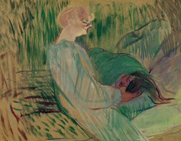 Le Divan, Rolande – Toulouse Lautrec Henri de Toulouse-Lautrec