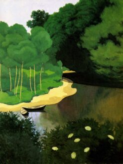 La Dordogne avec Carennac – Félix Edouard Vallotton Félix Vallotton