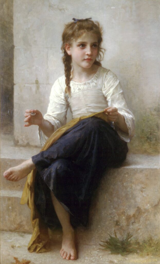 La couturière – William Bouguereau William Bouguereau