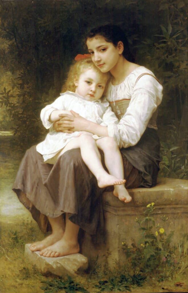 La sœur aînée – William Bouguereau William Bouguereau