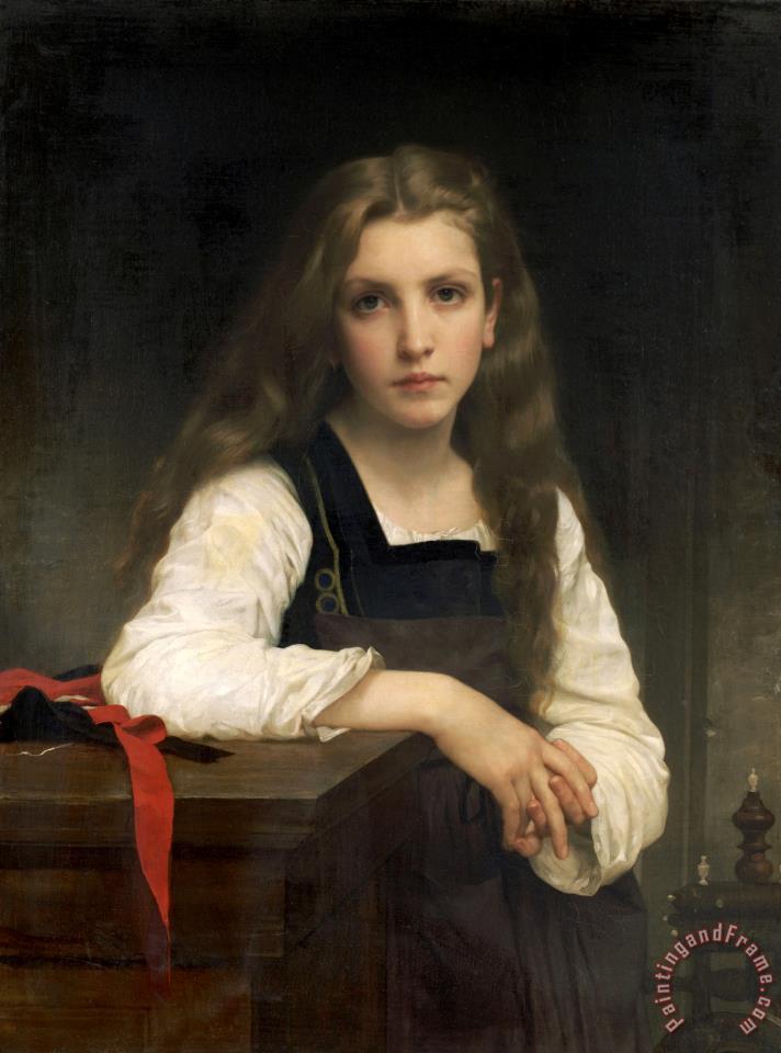 La fileuse de foire – William Bouguereau William Bouguereau