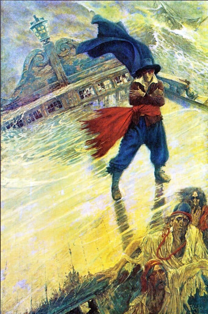 The Flying Dutchman, Published in Colliers Weekly, December 8, 1900 – Howard Pyle Howard Pyle