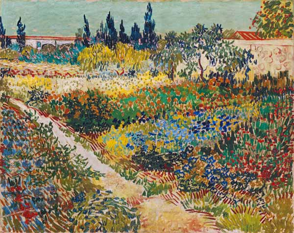 Les jardins d’Arles – Van Gogh Vincent Van Gogh