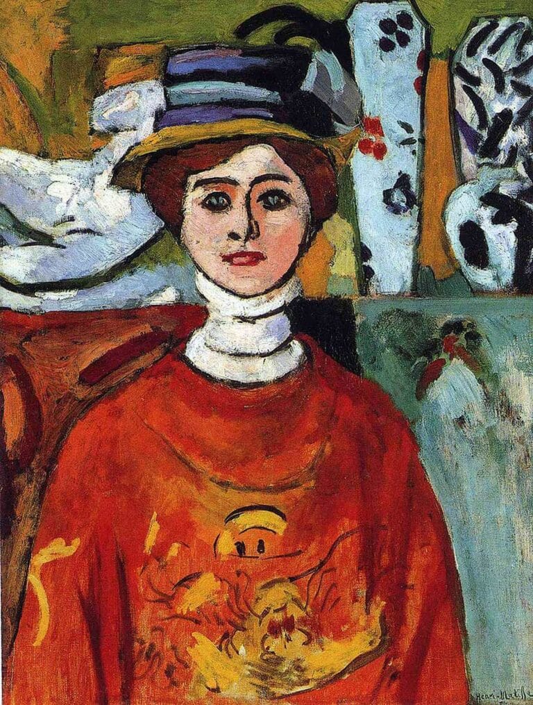 La fille aux yeux verts – Matisse Henri Matisse