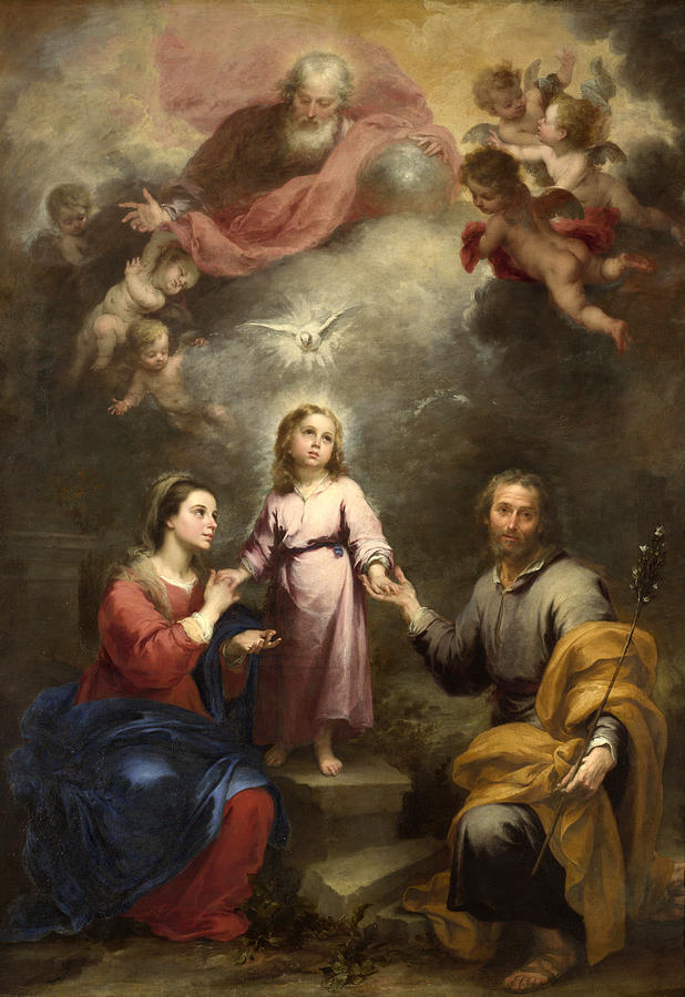 Les trinités céleste et terrestre – Bartolomé Esteban Murillo Bartolomé Esteban Murillo