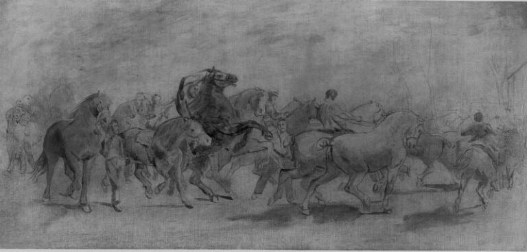 The Horse Fair (study) – Rosa Bonheur Rosa Bonheur