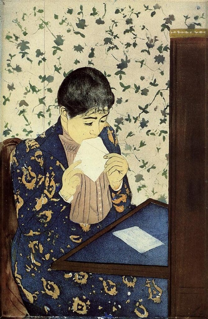 La lettre – Mary Cassatt Mary Cassatt