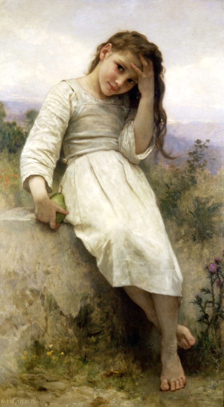 Le petit maraudeur – William Bouguereau William Bouguereau