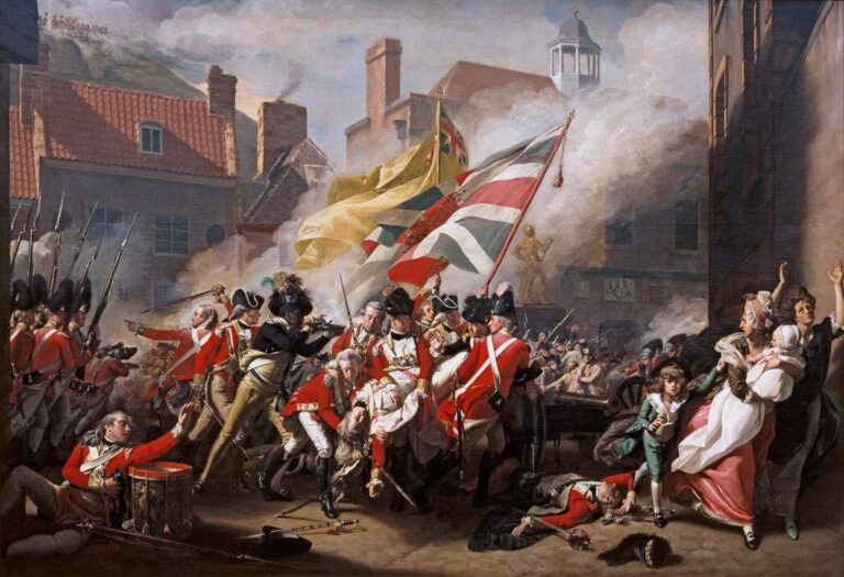 La mort du Major Peirson – John Singleton Copley John Singleton Copley