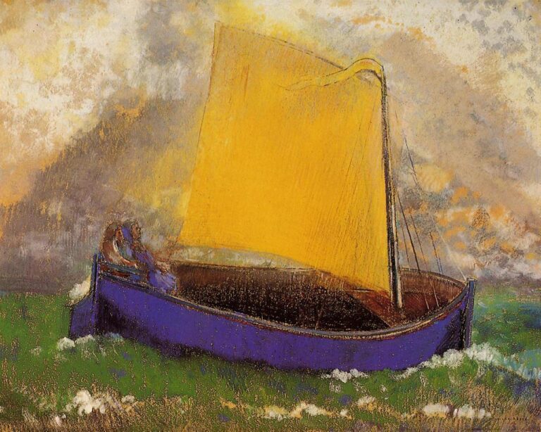 Le bateau mystérieux – Odilon redon Odilon Redon