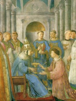 L’ordination de Saint Laurent  – Fra Angelico Fra Angelico