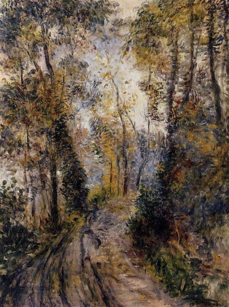 Le chemin à travers la forêt – Pierre-Auguste Renoir Pierre-Auguste Renoir