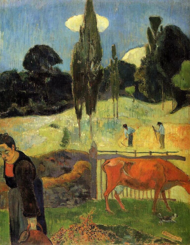 La vache rouge – Paul Gauguin Paul Gauguin