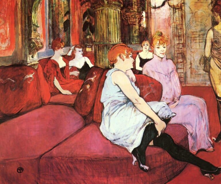 Salon de la rue des Moulins – Toulouse Lautrec Henri de Toulouse-Lautrec