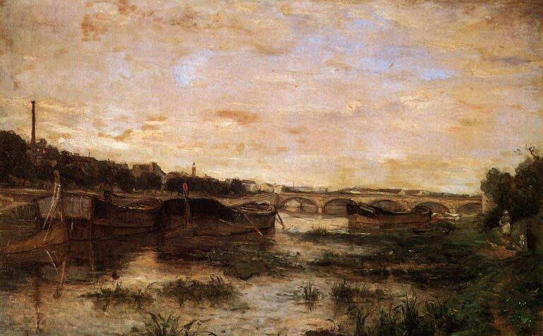 The Seine below the Pont d’Lena – Berthe Morisot Berthe Morisot