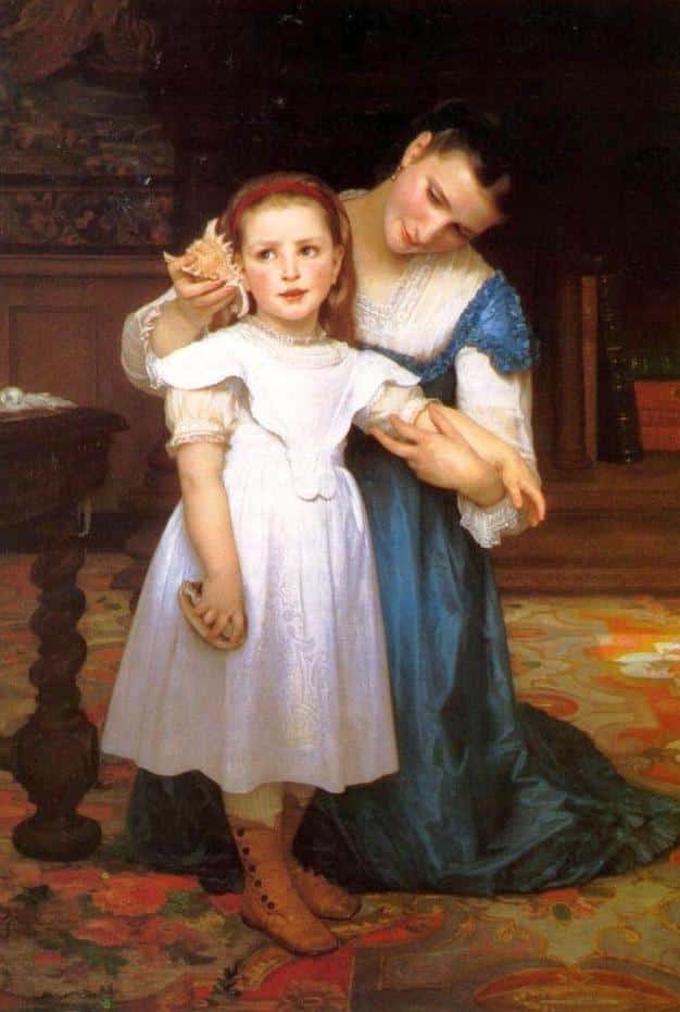 La coquille – William Bouguereau William Bouguereau