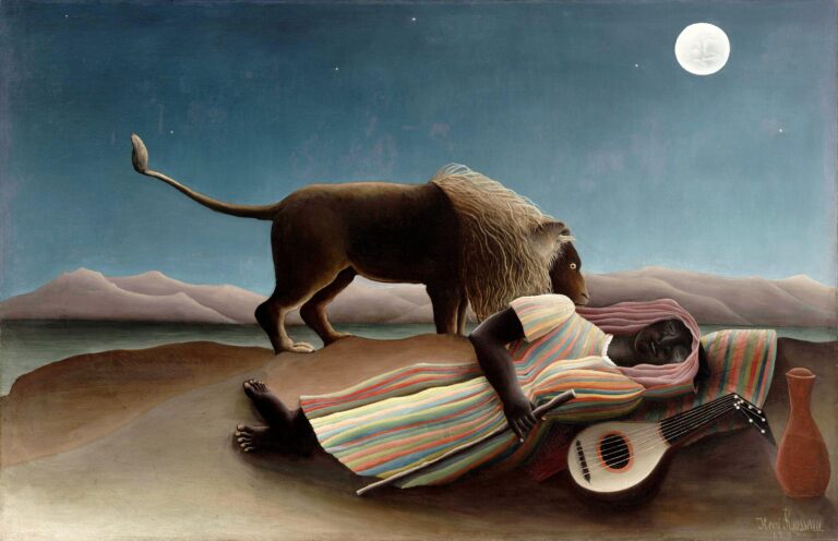 La Bohémienne endormie – Henri Rousseau Henri Rousseau