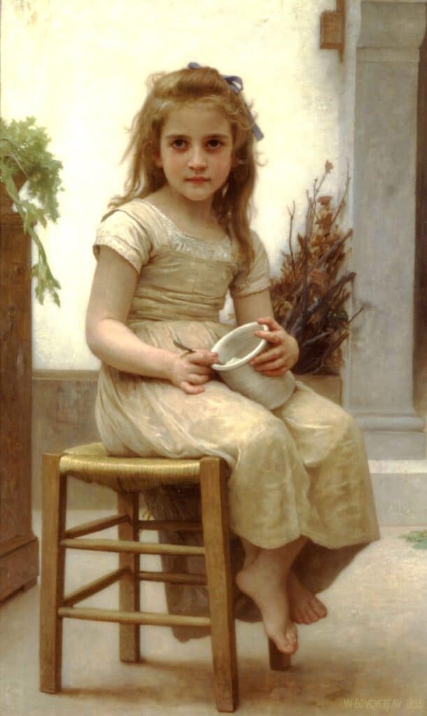 Le goûter de William Bouguereau William Bouguereau