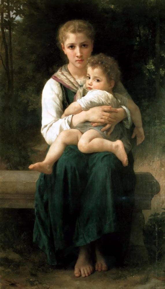 Les deux sœurs – William Bouguereau William Bouguereau