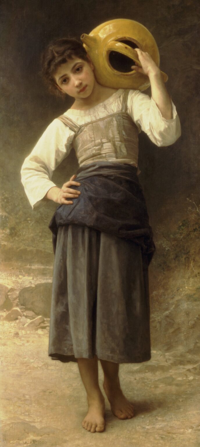 La fille de l’eau – William Bouguereau William Bouguereau