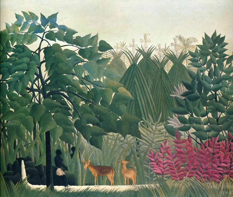 La cascade – Henri Rousseau Henri Rousseau