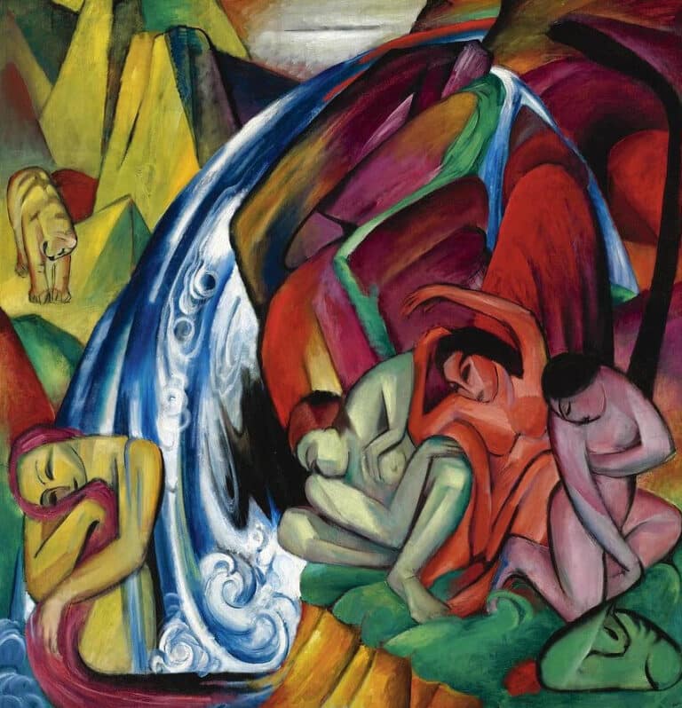 La cascade – Franz Marc Franz Marc