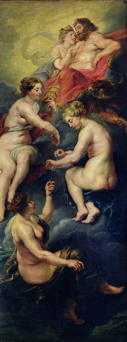 Le Cycle Médicis : Les trois destins qui prédisent l’avenir de Marie de Médicis – Peter Paul Rubens Peter Paul Rubens