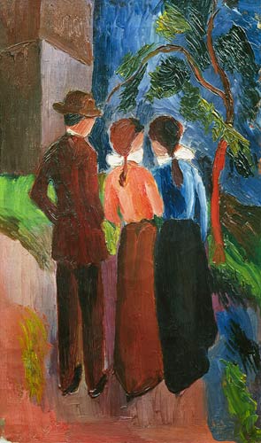 La marche – August Macke August Macke