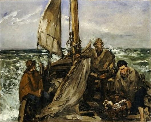 Les travailleurs de la mer – Edouard Manet Édouard Manet