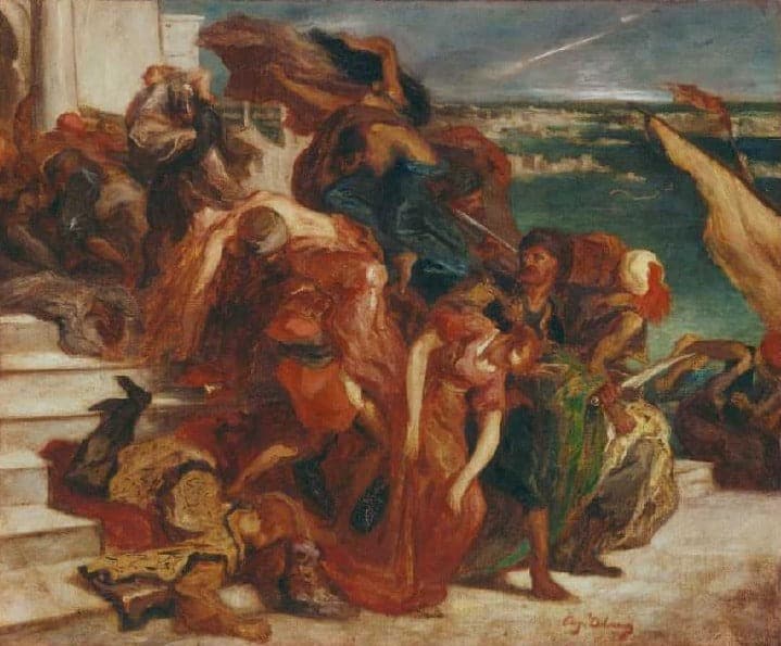 Vol de femme turc – Eugène Delacroix Eugène Delacroix