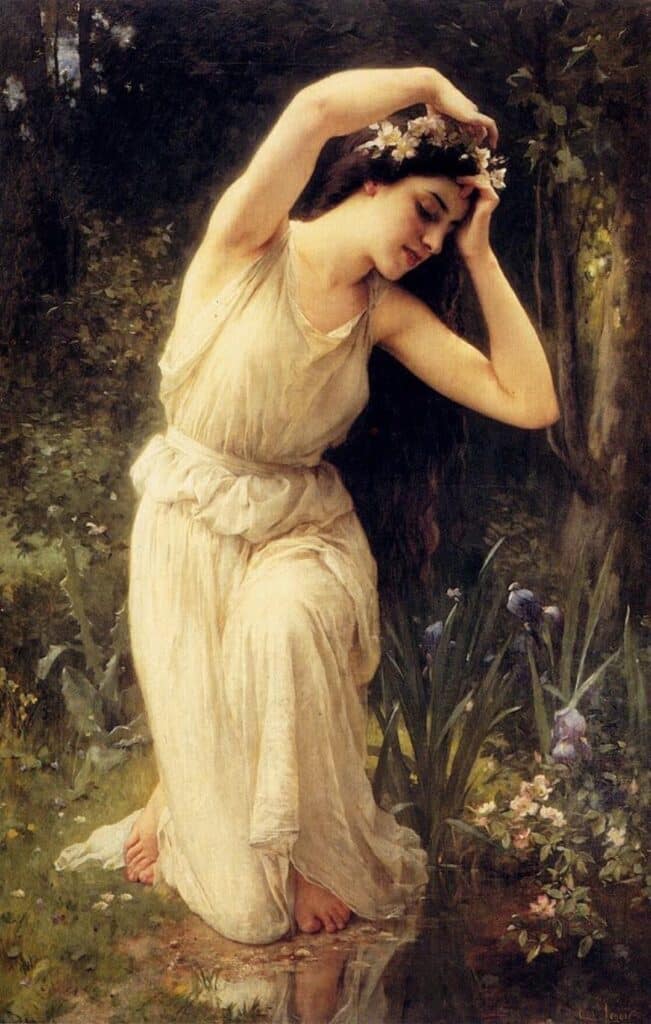 Une nymphe dans la forêt – Charles-Amable Lenoir Charles-Amable Lenoir