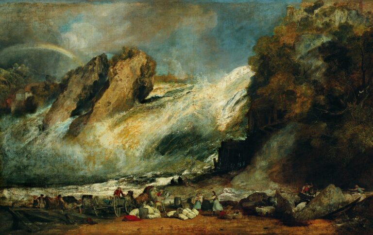 Cascade du Rhin près de Schaffhausen – William Turner William Turner