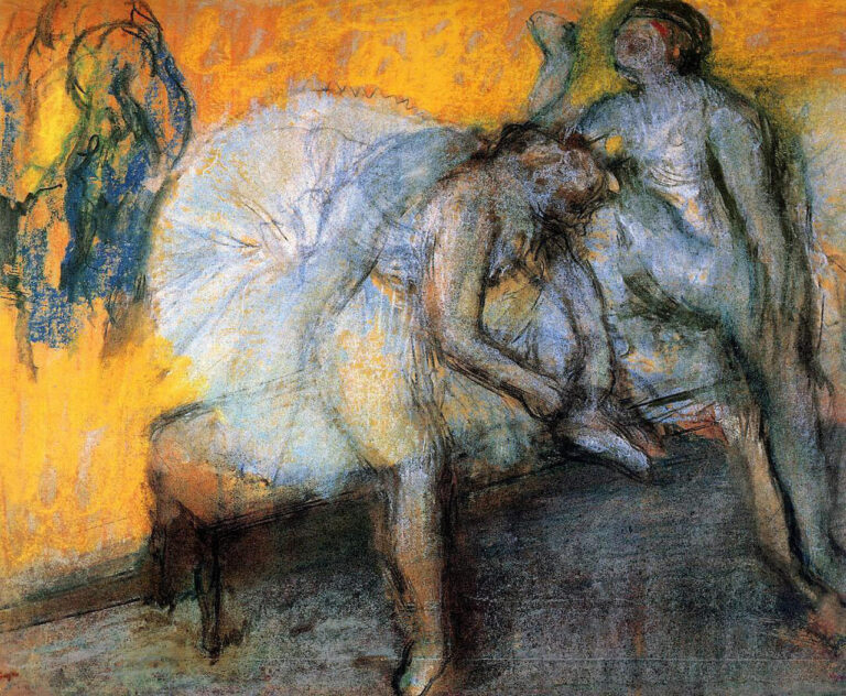 Deux danseurs se détendant – Edgar Degas Edgar Degas