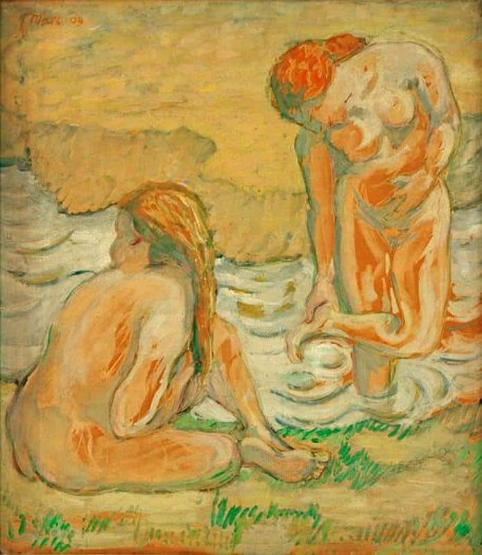 Deux baigneuses – Franz Marc Franz Marc