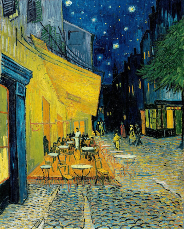 Terrasse du café le soir – Van Gogh Tableaux Populaires