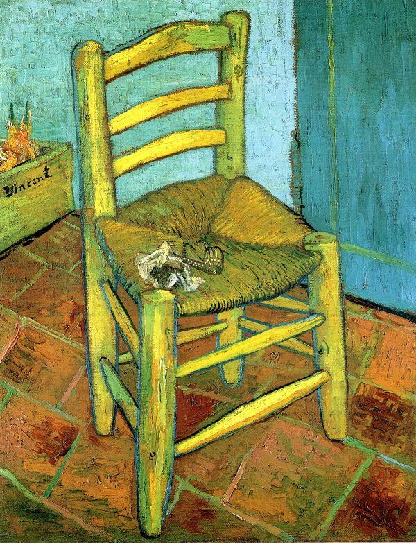 Chaise de Vincent avec une pipe – Van Gogh Vincent Van Gogh