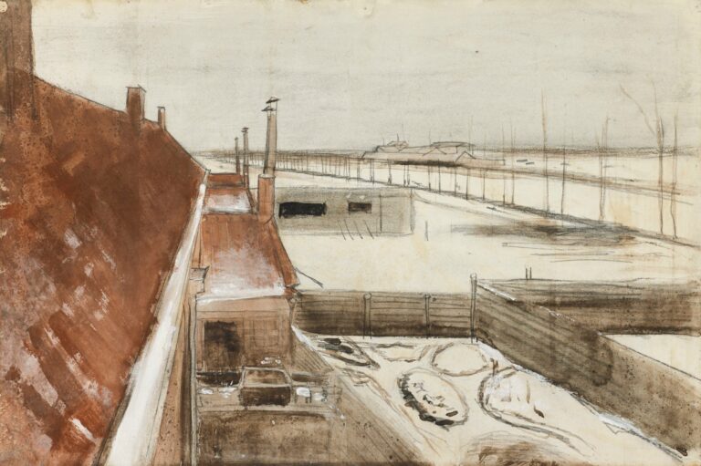 Vue du studio de La Haye – Van Gogh Vincent Van Gogh