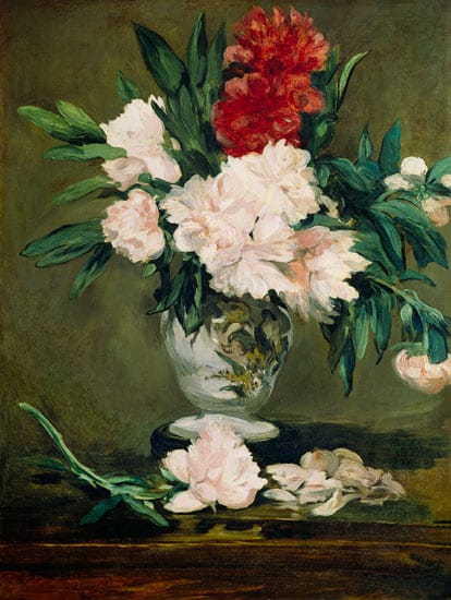 Vase de pivoines – Edouard Manet Édouard Manet