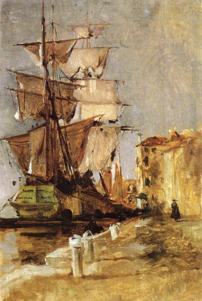 Venetian Sailing Vessel – John Henry Twachtman John Henry Twachtman