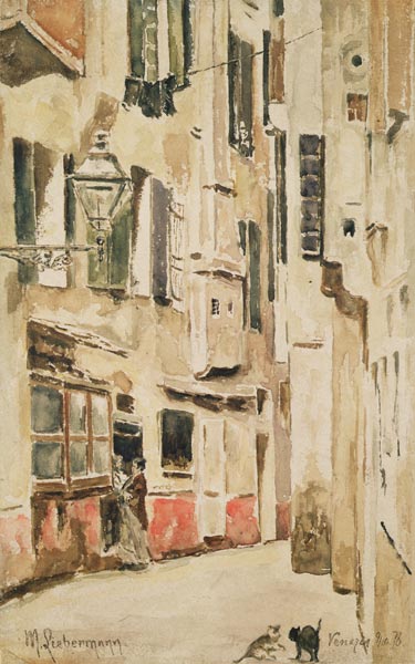 Rue Vénitienne, 1878 – Max Liebermann Max Liebermann