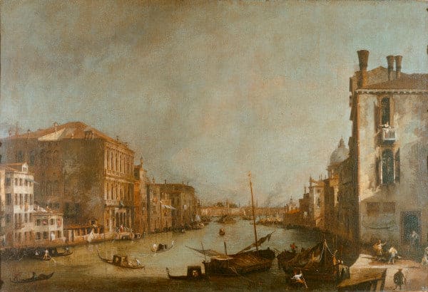 Le Grand Canal à Venise avec le Palazzo Corner Canale Grande – Giovanni Antonio Canal Giovanni Antonio Canal