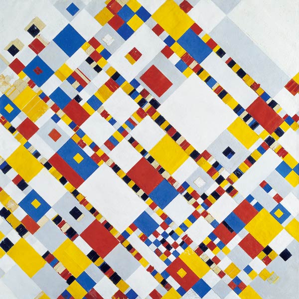 Victoire Boogie Woogie II – Mondrian Piet Mondrian