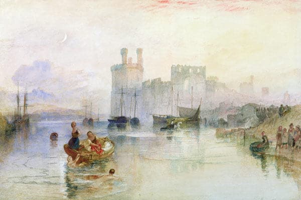 Vue du château de Carnarvon – William Turner William Turner