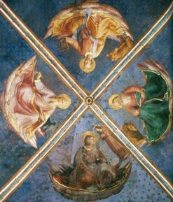 Vue de la voûte de la chapelle – Fra Angelico Fra Angelico