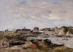 Vue du port, Trouville – Eugène Boudin Eugène Boudin