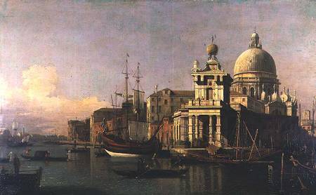 Une vue de la Dogana et de Santa Maria della Salute – Giovanni Antonio Canal Giovanni Antonio Canal