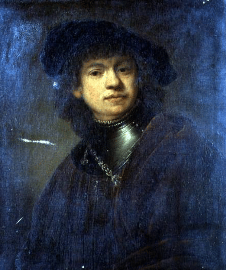 Autoportrait (huile sur toile) – Rembrandt van Rijn Rembrandt van Rijn