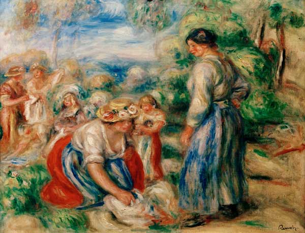 Blanchisseuses – Pierre-Auguste Renoir Pierre-Auguste Renoir