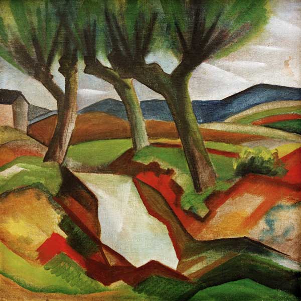 Prés près du ruisseau – August Macke August Macke