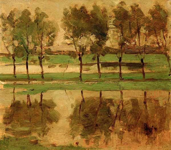 Saule avec soleil – Mondrian Piet Mondrian